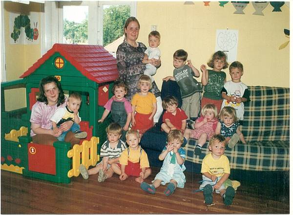 Groep nannies vrijdag tim + sem